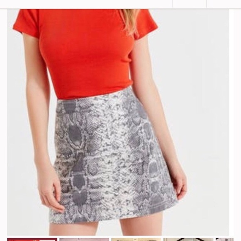 Urban Outfitters snake skin skirt